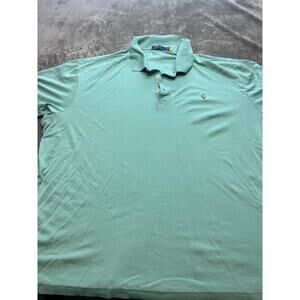 Polo Ralph Lauren Teal Polo Shirt Men’s size‎ 4XB 4TG Small Pony Short Sleeve